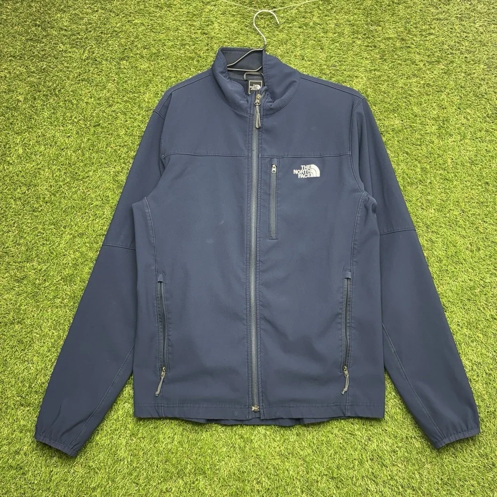 The North Face Apex Bionic 3 Jacket Mens Medium Blue Windwall Water Repellent